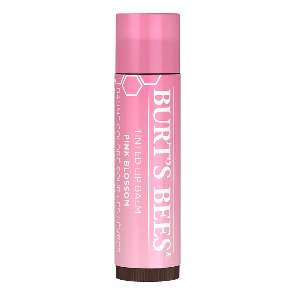 Burts Bees Tinted Lip Balm, Pink Blossom, 0.15 Oz